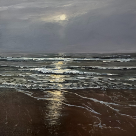 Morning Haze, Galveston by artist Marjorie Lindsay